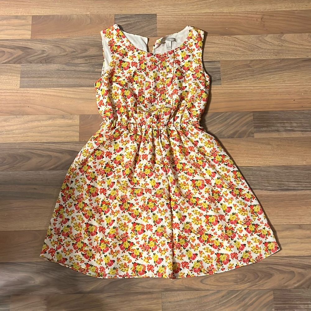 Forever 21, yellow flower dress